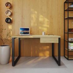 Escrivaninha Mesa Escritório Yon Operacional com 120x70x75 1 Gaveta 12