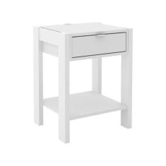 Mesa de Cabeceira 1 Gaveta - Tecno Mobili, Branco