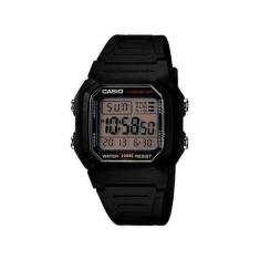 Relógio casio masculino digital standard w-800hg-9avdf, Preto