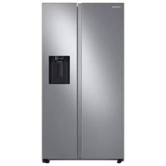 Geladeira Samsung Side by Side RS60 628 Litros com Dispenser de Água e Gelo Inox