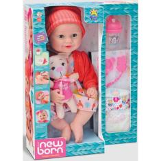 Boneca Reborn ABRE Fecha os OLHOS C/ Ursinho Diver NEW BORN