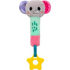 Pelúcia Buzininha com Mordedor Buba Zoo Elefantinho 16129 - Buba