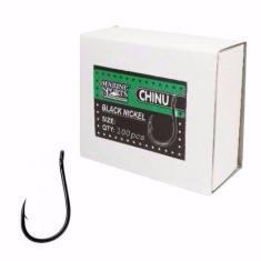 Anzol Chinu Nº 9 Black Nickel - Marine Sports - 100 Peças
