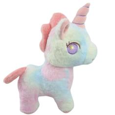Pelúcia Unicornio Cores Divertidas Brinquedo Fofo - Castela