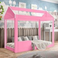 Cama Montessoriana Crystal J&a Móveis Rosa