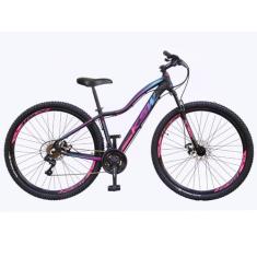 Bicicleta Aro 29 KSW MWZA 2020 Feminino 24v Hidráulico, Preto, Rosa, A