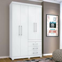 Guarda Roupa Solteiro 4 Portas Havana Santos Andirá Atacama