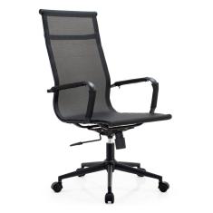 Cadeira para Escritório Presidente Esteirinha Tela Mesh 3303 Preta