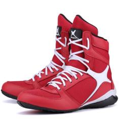 Bota de Treino Feminina Couro Leve Conforto Academia Fitness - Mr. Gut