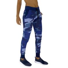 Calça Feminina MXD Conceito Camuflado Azul, Feminino, Azul, G