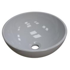 Cuba Pia de Apoio para Banheiro Redonda Bowl 30 C08 Cinza - Mpozenato,