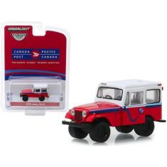 Miniatura Carro Jeep Dj-5 1975 Greenlight Canada Post 1/64, Vermelho