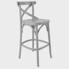 Banqueta Madeira Maciça Tauarí X Texas Gamma Móveis