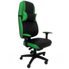Cadeira Gamer Para Escritório Linha Gamer Cagliari Verde - DESIGN OFFI