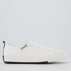 Tênis Coca Cola Atlanta Leather Coke I Feminino Branco-Feminino