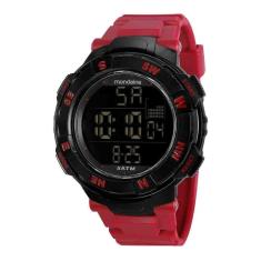 Relógio Mondaine Masculino Pulseira Vermelha 85008G0Mvnp1