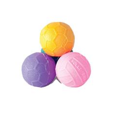 Bola de Borracha Frizada Futebol Para Pet 12 Pçs