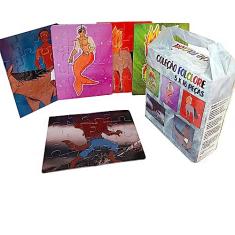 Kit 10 Quebra-cabeças Educativos Folclore do Brasil de 16 peças