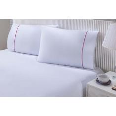 Jogo De Cama 100% Algodão Percal 150 Fios Solteiro Gran Moratta 2 Peça