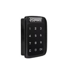 Fechadura Digital para Móveis 1701 com Puxador, Soprano, Preto