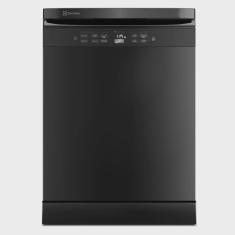 Lava-Louças Electrolux 14 Serviços Preta Experience com Função Higienizar Compras (LL14P)