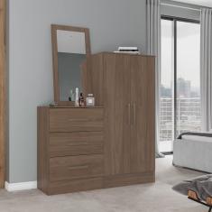 Cômoda Sapateira com Espelho Happy Espresso Móveis