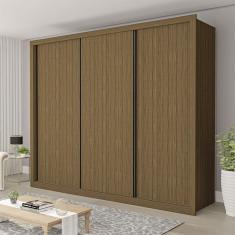 Guarda Roupa Casal Nápoli 3 Portas 6 Gavetas Minastex Freijó