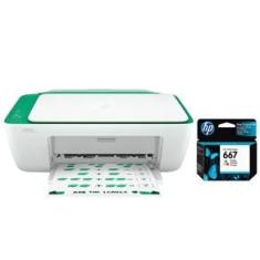 Multifuncional HP DeskJet Ink Advantage 2376 + Cartucho HP 667 Colorido 3YM78AB