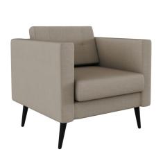 Poltrona Living Suede Bege