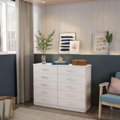 cômoda denver 10gv branco