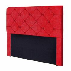 Cabeceira Gabriela 1,95M Para Cama Box King Size Speciale Home, Vermel