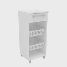 Balcão Fruteira 1 Gaveta para Cozinha Branco