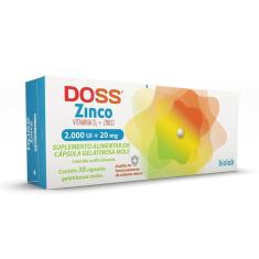 Suplemento Alimentar Doss Zinco 2.000UI + 20g Biolab 30 Cápsulas