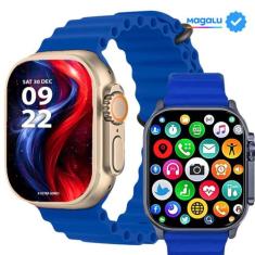 Relógio Inteligente S9 Ultra 2024  NFC, Smartwatch Android e iOS  Masc