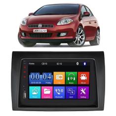Kit Multimídia Mp5 Fiat Bravo 2011 2012 2013 2014 2015 2016 7 Polegada