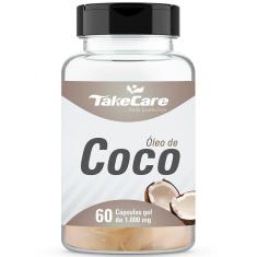 ÓLEO DE COCO EXTRA VIRGEM 1000MG 60 CÁPSULAS – TAKE CARE-Unissex