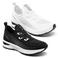 Combo 2 Pares Tênis Feminino Esportivo Vili para Academia Caminhada-Feminino