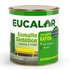 Tinta Esmalte Eucalar Brilhante 900 Marrom Conhaque
