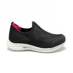 Tênis Infanto-juvenil Slip On Lix Preto Magenta Kolosh I0024-0001-Feminino