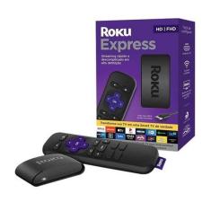 Smart 3930BR Roku Express Streaming Player HD e Full HD Solutions - Preto