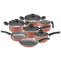 Panelux Jogo de Panelas 7 Peças Cobre Maximum