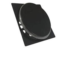 Ralo Sistema Clic 10x10 Black Matte Aço Inox Para Banheiro