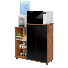 Balcão Cozinha Prático com 2 Portas 1 Cesto Zanzini