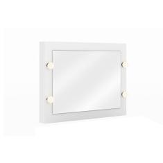 Multiuso Quarto Casal Espelho Camarim Pe-2006 Branco - Tecno Mobili