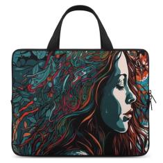 Bolsa para laptop compatível com MacBook Pro M3/M2/M1, MacBook Pro, MacBook Air, iPad Pro, Surface Pro 9/8 de 10 polegadas, bolsa de borracha de cloropreno