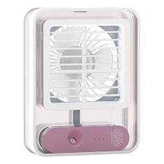 Mini Ventilador Silencioso Umidificador LED 1500mAh 3,7V