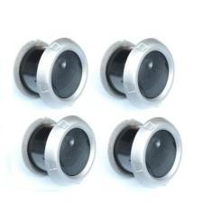 Difusor de Ar Central e Lateral Fiesta Prata - Autoplast