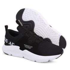 Tênis Masculino Off White Caminhada Corrida Performance Aditus, Preto,