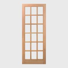 Folha de Porta Maciça 210x82cm Eucalipto Pm14 Estilo Cruzeiro Portas