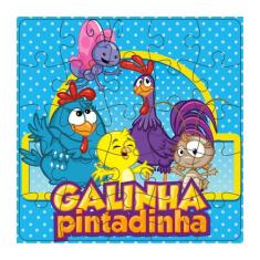 Quebra Cabeça Infantil Brinquedo Educativo 25 Peças Mdf Madeira Adesiv